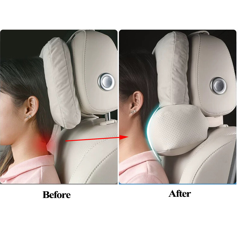 Pentru Leading Ideal LiXiang L7 L8 L9 One 2022-2025 Scaun auto din piele Tetiera pernă pentru gât Suport automat pentru gât odihnă Accesorii cadou