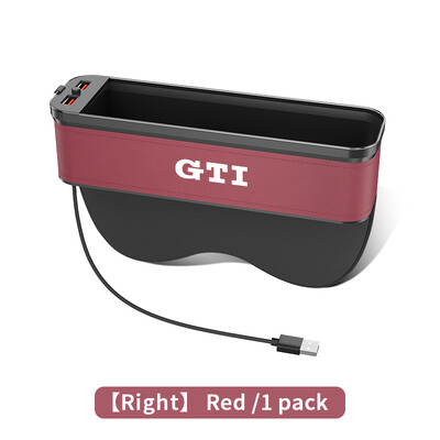 Za Volkswagen GTI Golf Passat Touareg Magotan Tiguan T-ROC CC Auto USB punjenje, višenamjenska kutija za pohranu, torbica za sjedalo