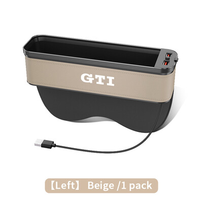 Za Volkswagen GTI Golf Passat Touareg Magotan Tiguan T-ROC CC Auto USB punjenje, višenamjenska kutija za pohranu, torbica za sjedalo