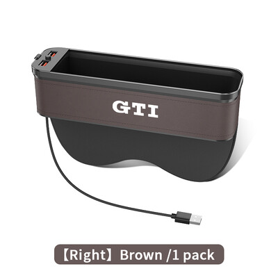 Za Volkswagen GTI Golf Passat Touareg Magotan Tiguan T-ROC CC Auto USB punjenje, višenamjenska kutija za pohranu, torbica za sjedalo