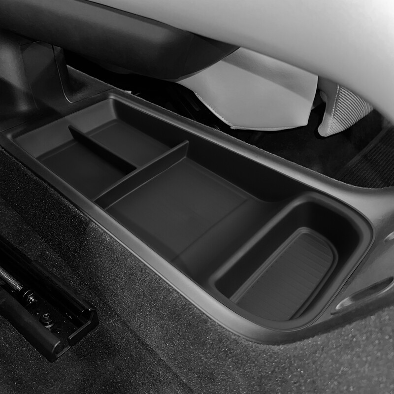 Pentru Polestar 4 2023 2024 Cutie de depozitare centrală pentru mașină Consolă centrală Strat inferior Tavă Organizator Accesorii Aranjare NEGRU