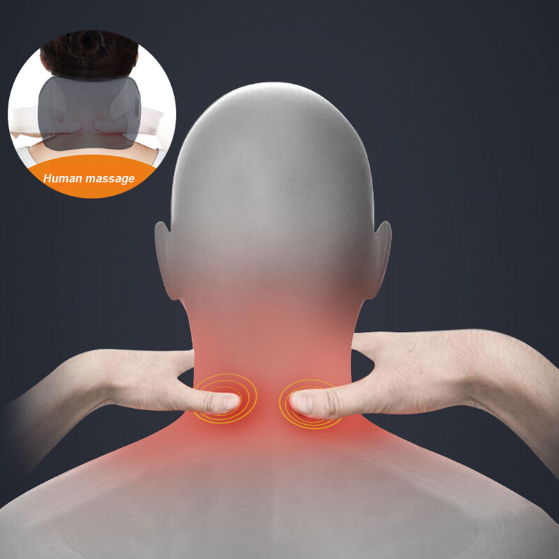 Автомобилна електрическа масажна облегалка за глава Възглавница 12V USB опора за поставка за врата за дълго пътуване Автоматична облегалка за врата Облекчаване на умората