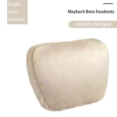 Tetiera high end din piele intoarsa, perna pentru gat, suport pentru talie auto, unealta lucrata manual