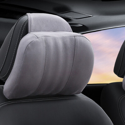 Univerzalni prozračni naslon za glavu autosjedalice Jastuk za vrat od antilop tkanine Jastuk za naslon za glavu za autosjedalicu Jastuk za autosjedalicu Memory Rest