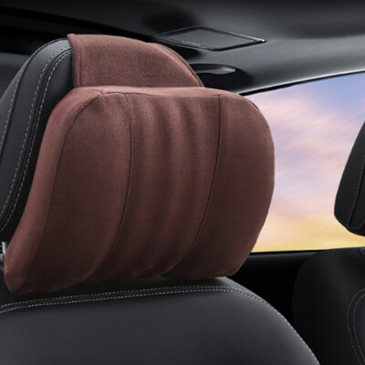 Univerzalni prozračni naslon za glavu autosjedalice Jastuk za vrat od antilop tkanine Jastuk za naslon za glavu za autosjedalicu Jastuk za autosjedalicu Memory Rest