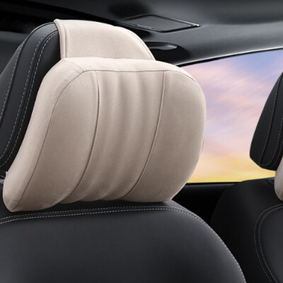 Univerzalni prozračni naslon za glavu autosjedalice Jastuk za vrat od antilop tkanine Jastuk za naslon za glavu za autosjedalicu Jastuk za autosjedalicu Memory Rest