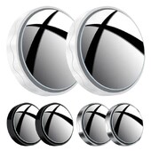 2 бр. Автомобилно изпъкнало сляпо огледало за обратно виждане, широкоъгълно 360-градусово регулируемо малко кръгло огледало за заден ход на автомобила