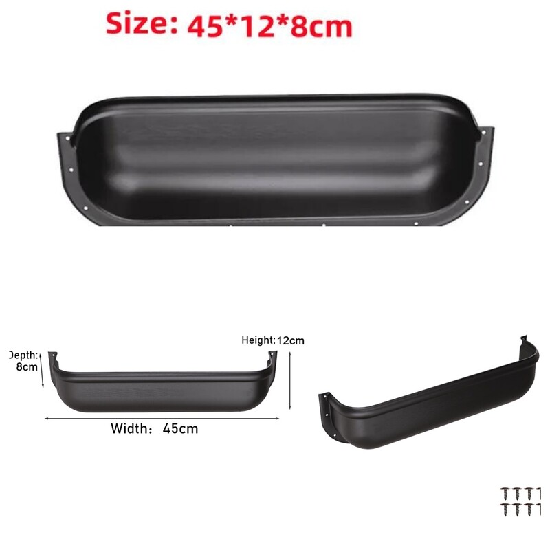 2 KOM Kutija za pohranu na vratima karavana Vodootporna pohrana u kamperu Univerzalno prikladno pohranjivanje alata Polica za kombi Regal s čegrtaljkom Dodaci za karavan