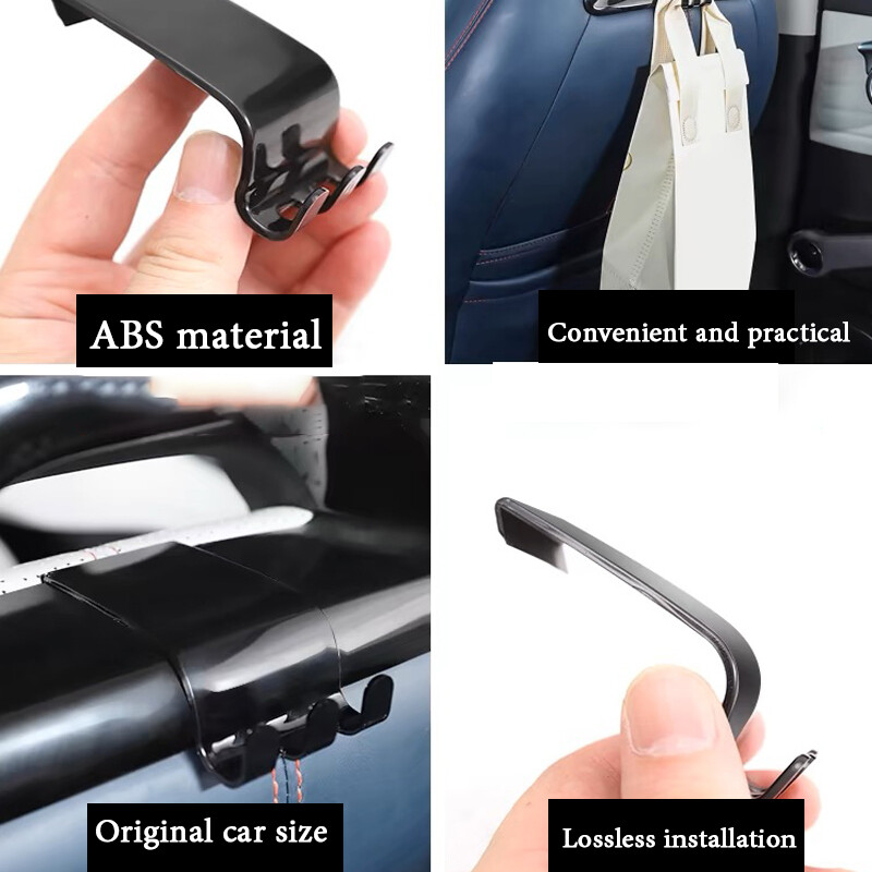 ZLWR este potrivit pentru BYD ATTO3/delfin/sigiliu cârlig pentru scaunul din spate cârlig multifuncțional pentru interiorul mașinii.