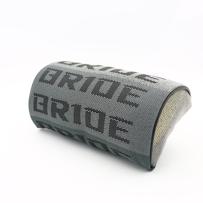 JDM Style BRIDE RECARO Pernă Suport pentru scaun Tetiera de curse Tesatura Confortabilă pentru gât Pernă Hellaflush 1BUC