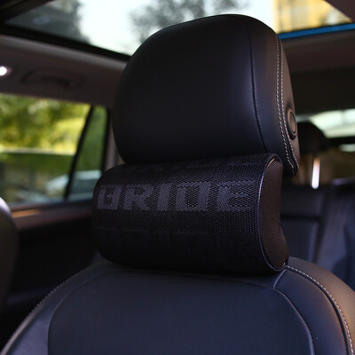 JDM Style BRIDE RECARO Pernă Suport pentru scaun Tetiera de curse Tesatura Confortabilă pentru gât Pernă Hellaflush 1BUC