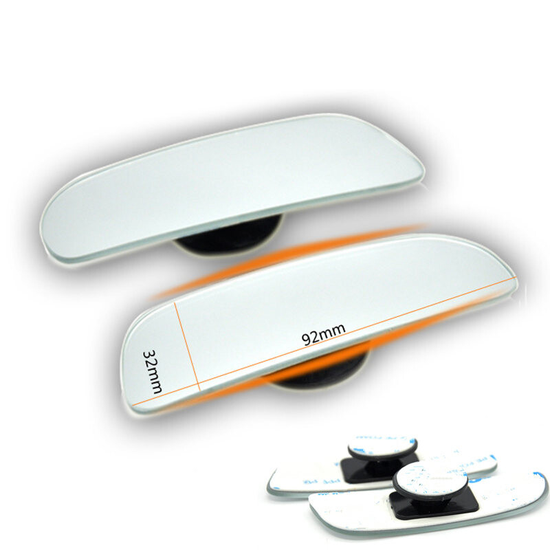 2 buc/set 360 de grade oglindă pentru unghiul mort pentru mașină Oglindă retrovizoare automată cu unghi larg Oglinzi reglabile pentru parcare fără rame