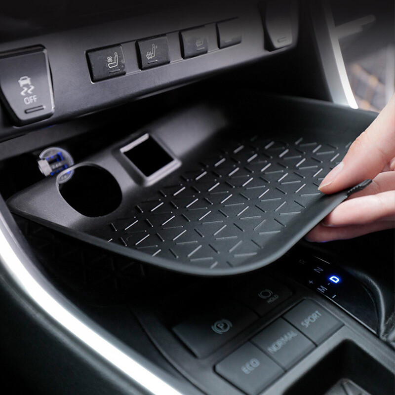 Centrinės konsolės organizatorius Pad Car Pagrindinis antrojo piloto saugojimo dėžutė Protect Mat silikoninis padėklas, skirtas Rongfang RAV4 automobilių priedams