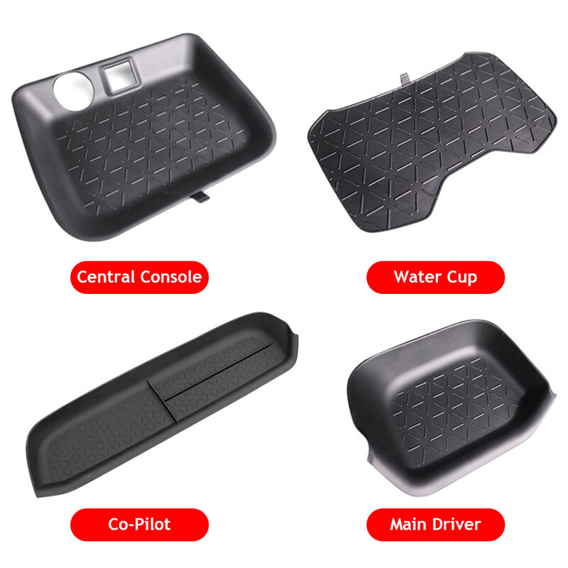 Centrinės konsolės organizatorius Pad Car Pagrindinis antrojo piloto saugojimo dėžutė Protect Mat silikoninis padėklas, skirtas Rongfang RAV4 automobilių priedams