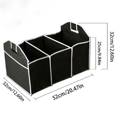 Organizator prtljažnika s više džepova u automobilu Sklopiva torba za pohranu velikog kapaciteta Organizator za spremanje prtljažnika i pospremanje Dodaci za automobile