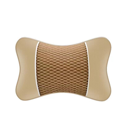 Scaun universal pentru mașină Tetiera dublă parte din piele Pu Pernă cu memorie pentru gât Suport pentru cap Perna de protecție Accesorii de călătorie auto