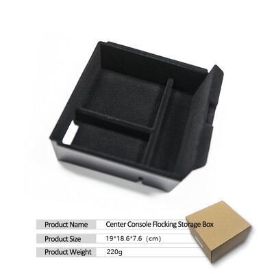 Za model 3 Highland 2024 Središnja konzola i kutija za odlaganje naslona za ruke Flocking ABS pladanj Središnji organizator 2024 Tesla Model3 Dodaci