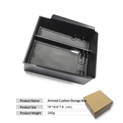 Za model 3 Highland 2024 Središnja konzola i kutija za odlaganje naslona za ruke Flocking ABS pladanj Središnji organizator 2024 Tesla Model3 Dodaci