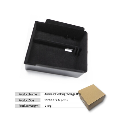 Za model 3 Highland 2024 Središnja konzola i kutija za odlaganje naslona za ruke Flocking ABS pladanj Središnji organizator 2024 Tesla Model3 Dodaci