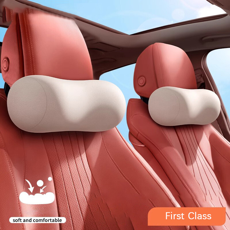 Pernă pentru gât de mașină de protecție lombară spate pernă de călătorie pentru gât Suport tetiera de mașină respirabilă ameliorează stresul pernă pentru scaunul de mașină