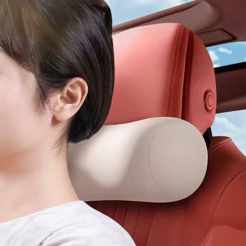 Pernă pentru gât de mașină de protecție lombară spate pernă de călătorie pentru gât Suport tetiera de mașină respirabilă ameliorează stresul pernă pentru scaunul de mașină
