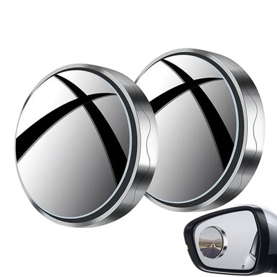 Βεντούζα Blind Looking-Glass 2Pcs Στρογγυλό κυρτό Looking-Glass 360 Ευρυγώνιο Βοηθητικό Blind Looking-Glass για τους περισσότερους