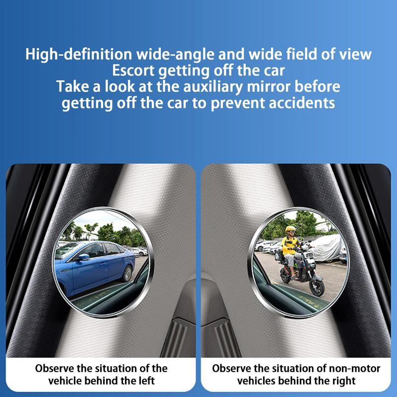 Pimealapeeglid 2tk Üliselged auto kumerpeeglid Tahavaatepeeglid Pimeküljepeeglite vahetus külg külje kõrval