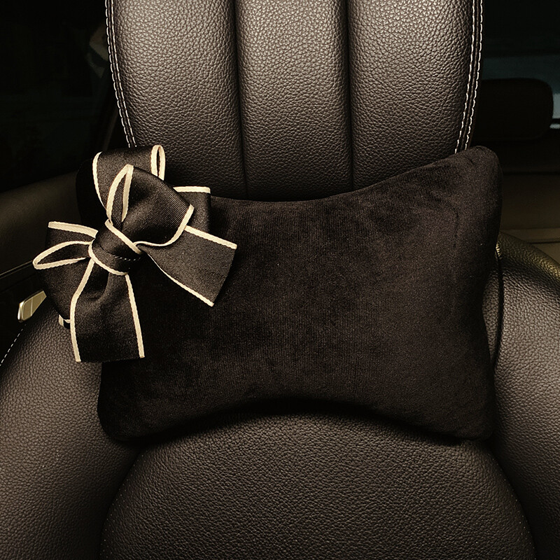 Fashion Bowknot Scaun universal pentru mașină tetiera pernă pentru gât Suport pentru talie automată Centura de siguranță Accesorii pentru mașină Interior pentru femei