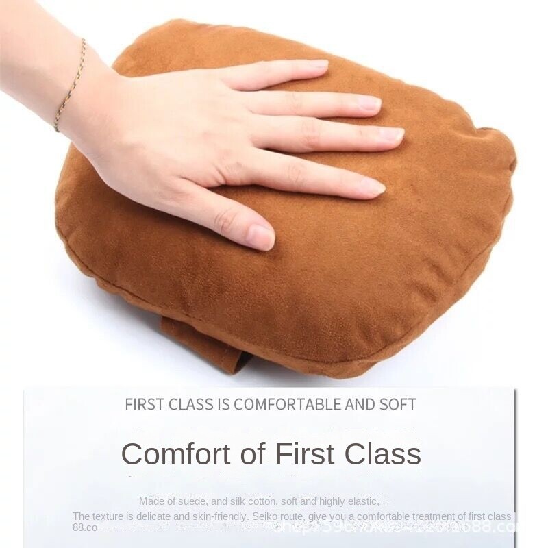 Tetiera pentru mașină Pernă pentru gât Suport pentru talie piele de căprioară Mercedes-Benz Clasa S Scaun pentru spate Perna pentru talie