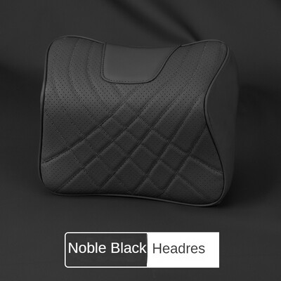 Set de perne pentru tetiera auto pentru cusut din piele Suport lombar automat pentru talie Scaun cu spumă cu memorie Accesorii perne de protecție pentru gât