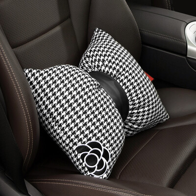 Moda Doamnelor Pernă pentru gât mașină Suport universal pentru talie Arc de picior de gală Tetiera pentru mașină Pernă lombară pentru gât Pernă creativă pentru scaunul de mașină