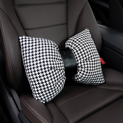 Moda Doamnelor Pernă pentru gât mașină Suport universal pentru talie Arc de picior de gală Tetiera pentru mașină Pernă lombară pentru gât Pernă creativă pentru scaunul de mașină
