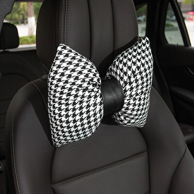 Moda Doamnelor Pernă pentru gât mașină Suport universal pentru talie Arc de picior de gală Tetiera pentru mașină Pernă lombară pentru gât Pernă creativă pentru scaunul de mașină