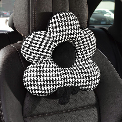 Moda Doamnelor Pernă pentru gât mașină Suport universal pentru talie Arc de picior de gală Tetiera pentru mașină Pernă lombară pentru gât Pernă creativă pentru scaunul de mașină