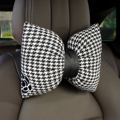 Moda Doamnelor Pernă pentru gât mașină Suport universal pentru talie Arc de picior de gală Tetiera pentru mașină Pernă lombară pentru gât Pernă creativă pentru scaunul de mașină