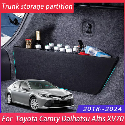 Skirta Toyota Camry Daihatsu Altis XV70 2018–2024 automobilio bagažinės laikymo pertvara Daugiafunkcinė saugojimo dėžė Auto vidaus priedai