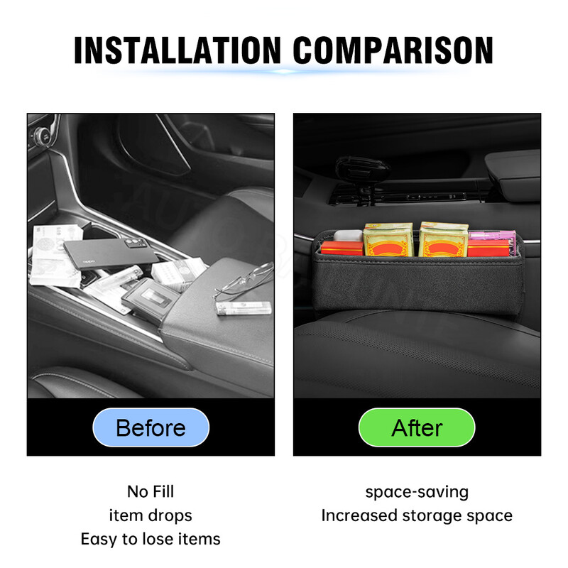 Automobilsko sjedalo Gap Organizator Konzola Pukotina Kutija za pohranu Pribor za Mercedes Benz CLA CLK GLA W203 W204 W205 W210 W211 W212