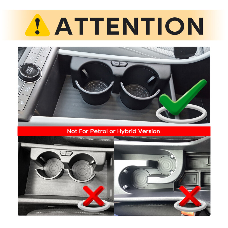 LFOTPP kutija za pohranu središnje kontrole automobila za Hyundai Kona SX2 EV Električni spremnik središnje kontrole Auto Kona EV 2024 dodatna oprema