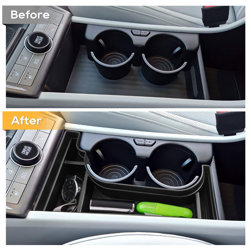 LFOTPP kutija za pohranu središnje kontrole automobila za Hyundai Kona SX2 EV Električni spremnik središnje kontrole Auto Kona EV 2024 dodatna oprema