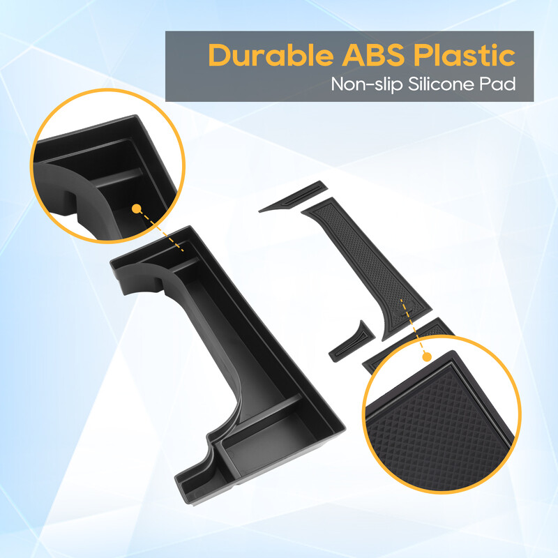 LFOTPP kutija za pohranu središnje kontrole automobila za Hyundai Kona SX2 EV Električni spremnik središnje kontrole Auto Kona EV 2024 dodatna oprema