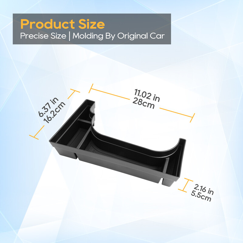 LFOTPP kutija za pohranu središnje kontrole automobila za Hyundai Kona SX2 EV Električni spremnik središnje kontrole Auto Kona EV 2024 dodatna oprema