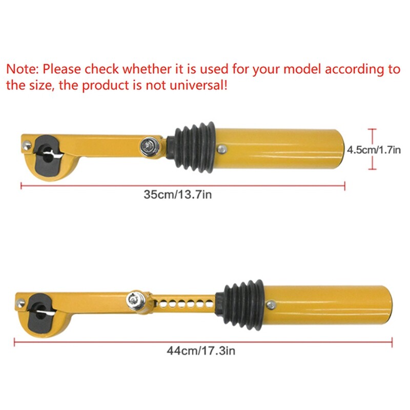 Blocare schimbător frână de mână mașină Antifurt Blocare puternică de securitate pentru camion SUV Blocare remorcă Frână de mână reglabilă Blocare schimbător de viteze