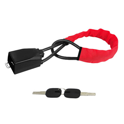 Blocare universală a volanului mașinii cu catarame pentru centura de siguranță Blocare robustă Blocare antifurt pentru prevenirea furtului pentru camion SUV Van RV