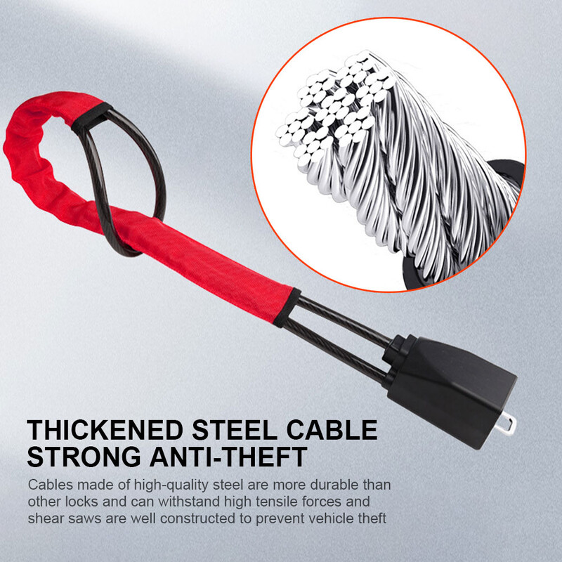 Blocare universală a volanului mașinii cu catarame pentru centura de siguranță Blocare robustă Blocare antifurt pentru prevenirea furtului pentru camion SUV Van RV