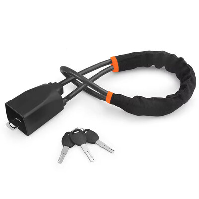 Заключване на волана на автомобила с гнездо за предпазен колан Стоманено въже за камион SUV Ван RV с 3 ключа Универсално устройство за защита срещу кражба