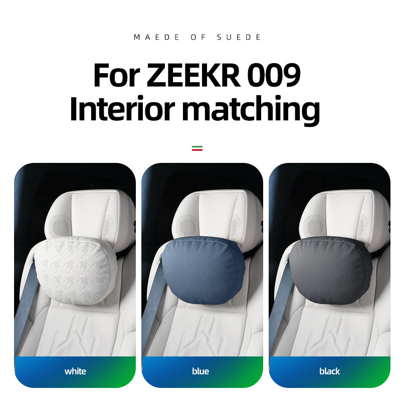 Pentru ZEEKR 009 X 001 007 material din piele NAPPA Tetiera auto Suport pentru gât Scaun Suport lombar Pernă Respirabilă Moale pentru gât
