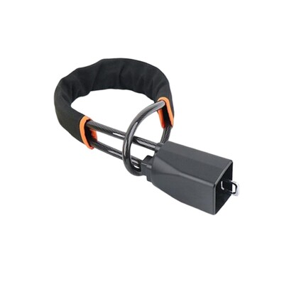 Универсално заключване на волана на колата с катарамите за предпазни колани Здраво заключване за камион SUV Ван RV Предотвратяване на кражба против заключване на устройства