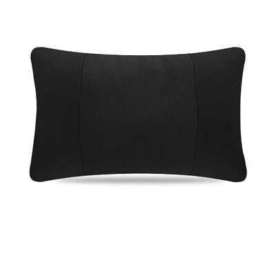 Tetiera mașină Pernă universală pentru gât Orificii respirabile Tetiera din lână Tesătură lombară perforată Accesorii pentru interiorul mașinii