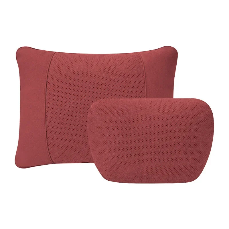 Tetiera mașină Pernă universală pentru gât Orificii respirabile Tetiera din lână Tesătură lombară perforată Accesorii pentru interiorul mașinii