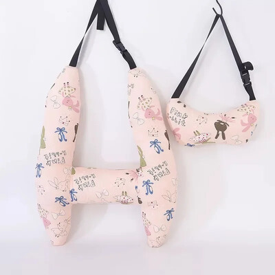 Jastuk za putovanje u obliku slova H Sigurnosni jastuk za spavanje u automobilu Podupirač za podupiranje autobusa na dugim relacijama Veliki prijenosni jastuci za vrat za auto sjedalo